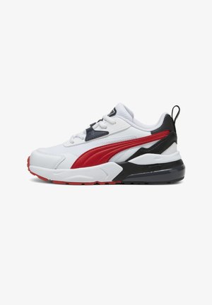 Puma VIS2K - Tenisky - white for all time red black