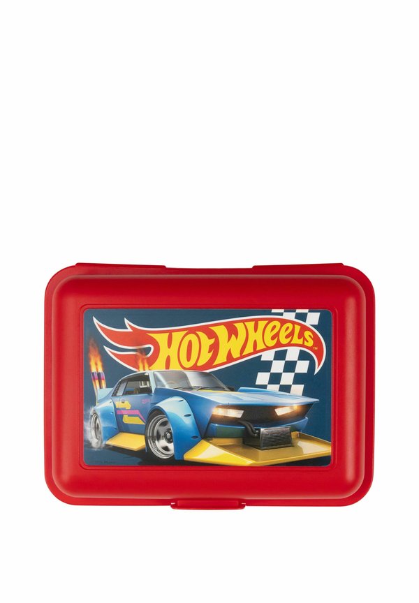 HOT WHEELS MIT TRENNWAND – Brotdose – rot