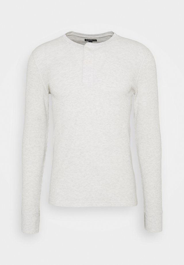 THERMAL HENLEY - Sweter - white