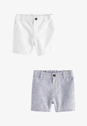 REGULAR FIT - Shorts - white blue