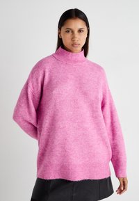 Vero Moda VMPHILLIS LONG  - Pulover - fuchsia pink