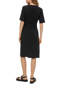 s.Oliver Jerseykleid - schwarz