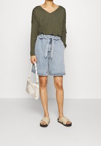 Kaffe Strickpullover - olive
