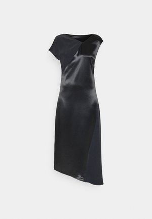 Calvin Klein NAIA SHINE MIDI DRESS - Vestito elegante - black