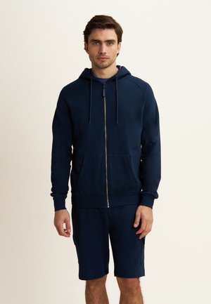 Felpa con zip - dress blue