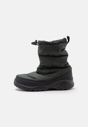 The North Face, NUPTSE TRACTION BOOTIE UNISEX - Зимни ботуши - bottle green/black