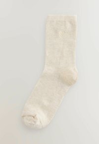 WAFFLE EMBROIDERED MOTIF HEART  4 PACK  . - Strumpor - neutral