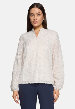 MIT STRUKTUR - Bluse - cream