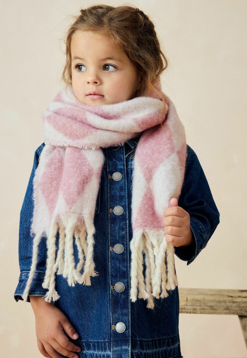 Next REGULAR FIT - Sál - pink white
