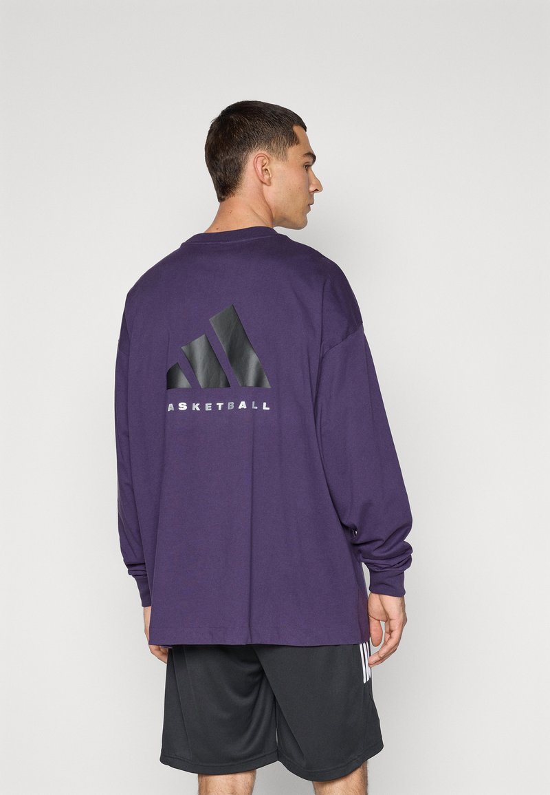 adidas Performance TEE - Pitkähihainen paita - aurora plum