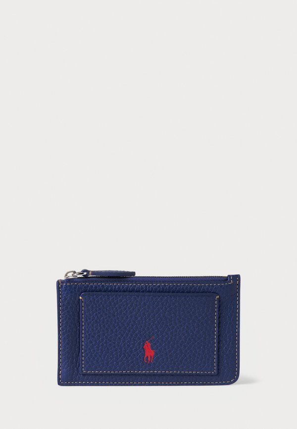 POLO PLAY LEATHER ZIP CARD CASE - Wallet - ink