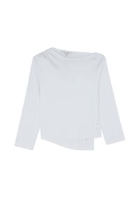 Scalpers BUTTONS - Bluză cu mânecă lungă - white