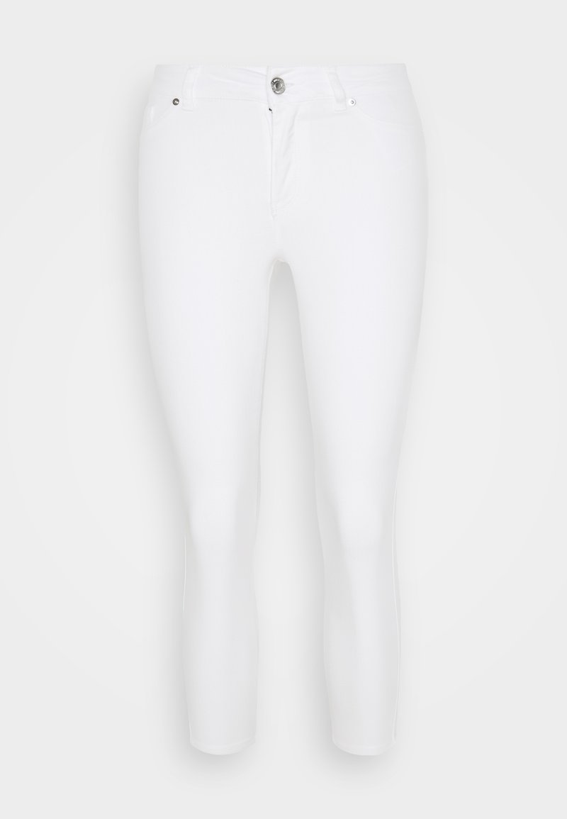 Vero Moda Petite VMHOT SEVEN PUSH PANT - Calças de ganga de corte skinny - bright white