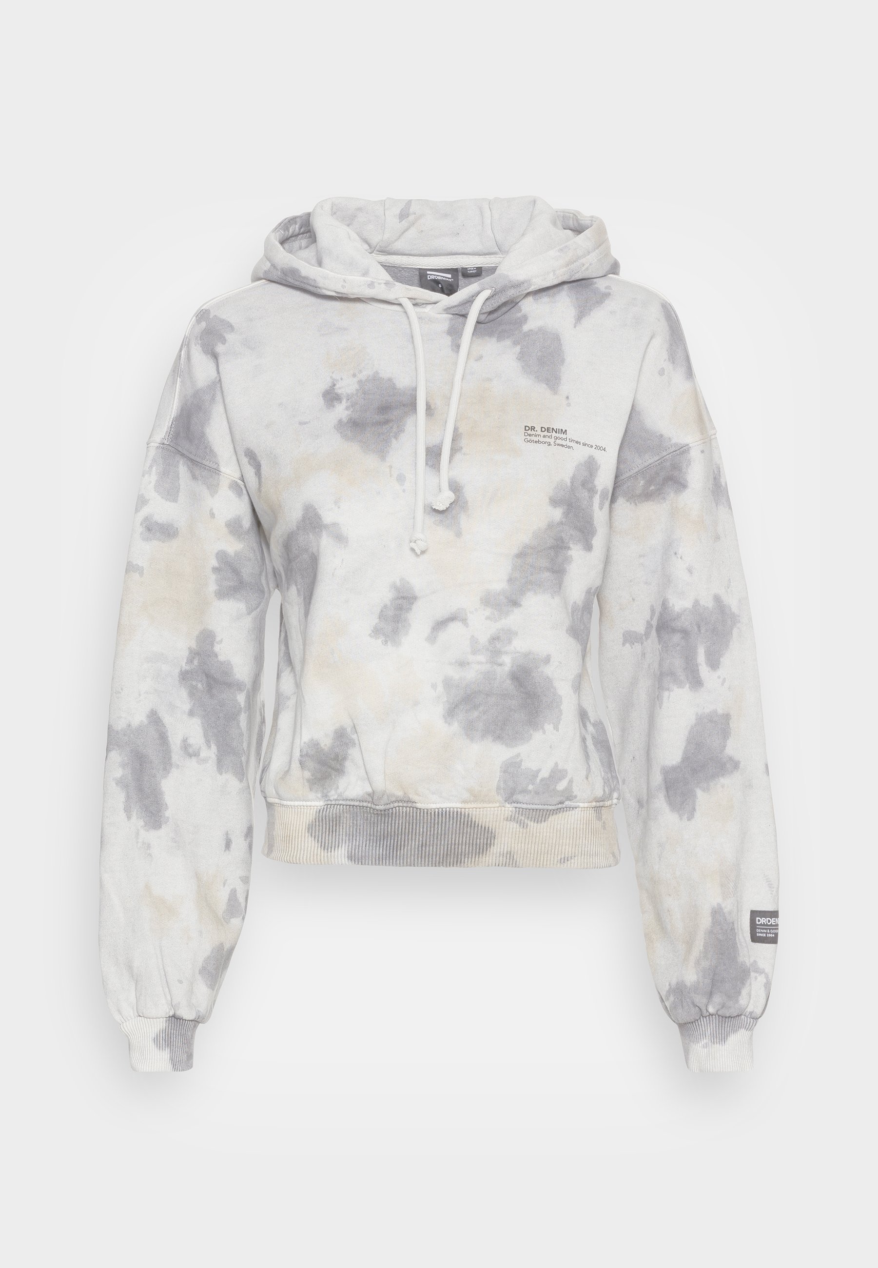 Dr.Denim Estrid Hoodie Sweatshirt Storm Tie Dye, Women's, Size: XL, Multi-coloured