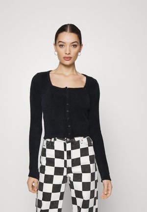 BUTTON THROUGH - Kardigan - casual black