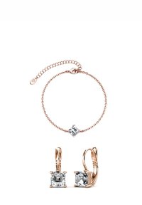 MYC Paris PARURES CALLE SQUARE SET - Orecchini - couleur or rose / cristal