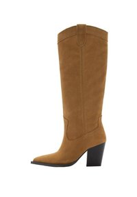 Mango Škornji v kavbojskem/motorističnem slogu - brown