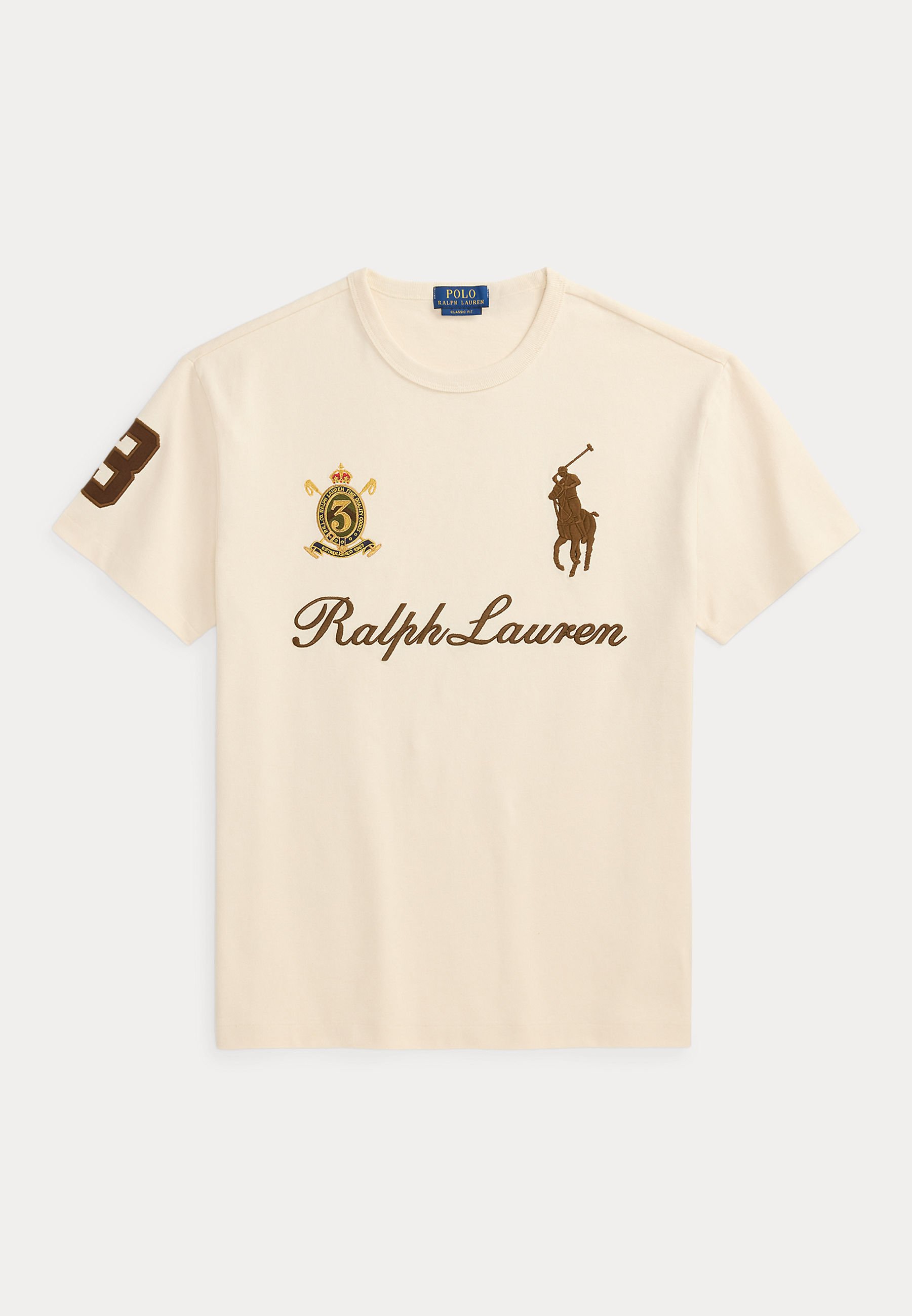Polo Ralph Lauren CLASSIC FIT BIG PONY JERSEY T-SHIRT - Print T