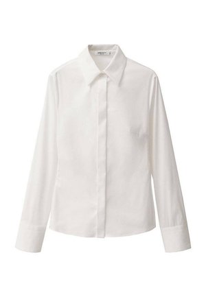 Blúzka so zapínaním na gombíky - off-white