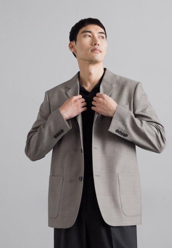 Blazer jacket - taupe4