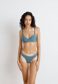 Calvin Klein Underwear THONG SEDUCTIVE COMFORT - String - blue performance
