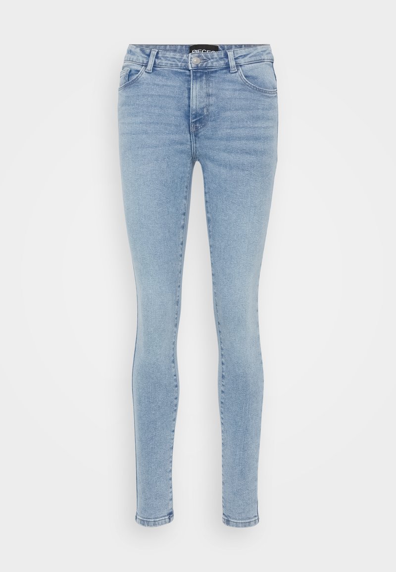 Pieces Jeans Skinny Fit lichtblauw denim