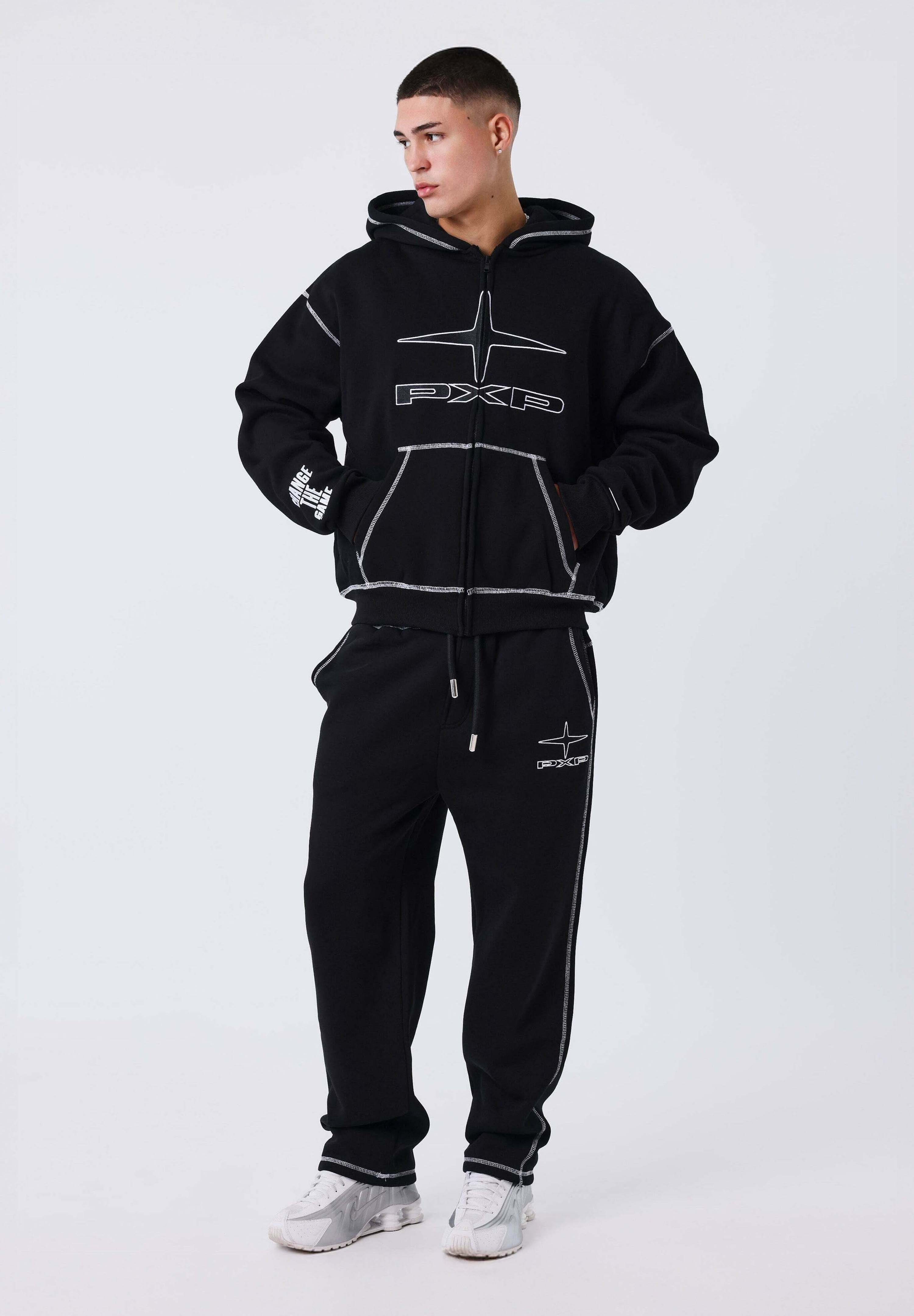 Project X Paris UK DRIP - Felpa con zip - noir/nero - Zalando.it