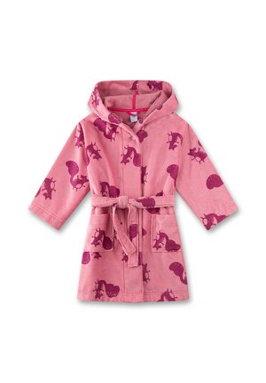 Sanetta, MÄDCHEN-BADEMANTEL ROSA EICHHÖRNCHEN - Bademantel - rosa
