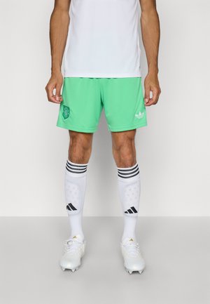 adidas Performance MANCHESTER UNITED THIRD GOALKEEPER SHORTS - Klubu apģērbs - semi screaming green