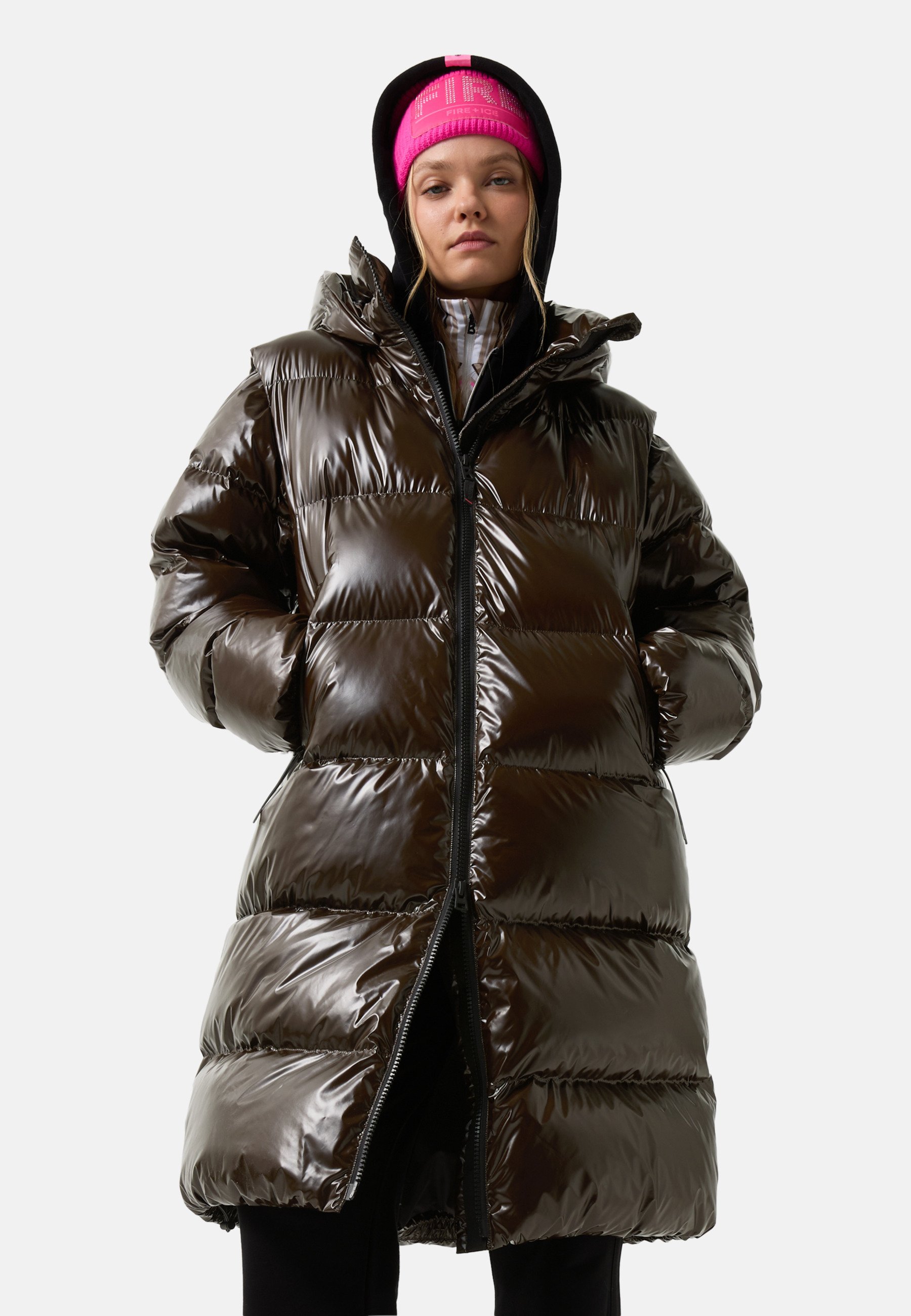 Bogner Fire + Ice Down coat - chocolate/brown - Zalando
