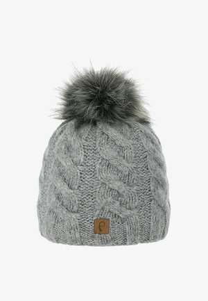 Faera BOMMEL ZOPFMUSTER - Beanie - grau