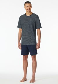 Schiesser KURZ - COMFORT ESSENTIALS - Komplet pidžame - nachtblau