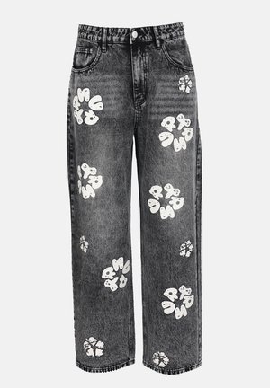 YOURTURN by Zalando, PUFF PRINT UNISEX - Jean baggy - black denim