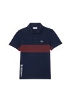 Polo - bleu marine   bordeaux