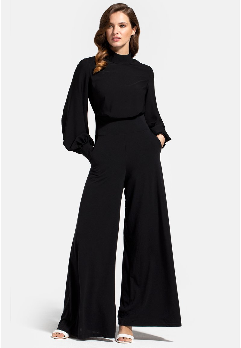 HotSquash WITH BLOUSON SLEEVE Jumpsuit black/zwart Zalando.nl