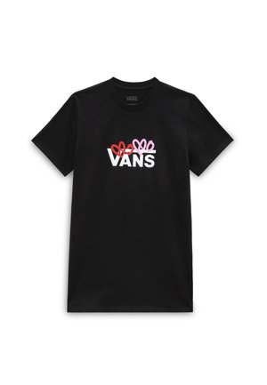 Vans LOVE TEE - Vestito di maglina - black