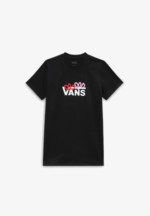 Vans LOVE TEE - Vestito di maglina - black