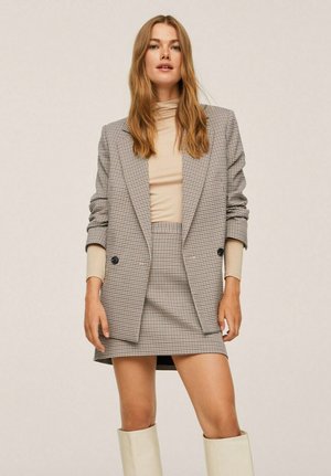 A-line skirt - marron