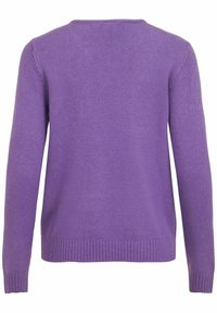 VILA VIRIL L/S V-NECK TOP - Jumper - purple heart