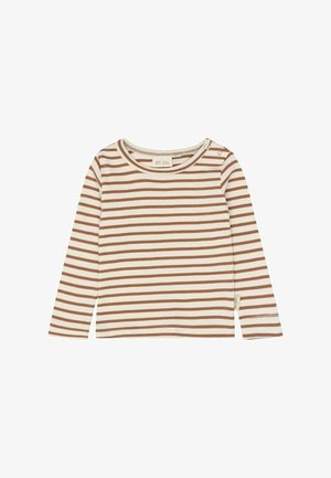 Petit Piao, Long sleeved top - rawhide striped