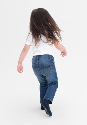 Polarn O. Pyret ROBIN COMFY SOFT  - Slim fit jeans - blue denim