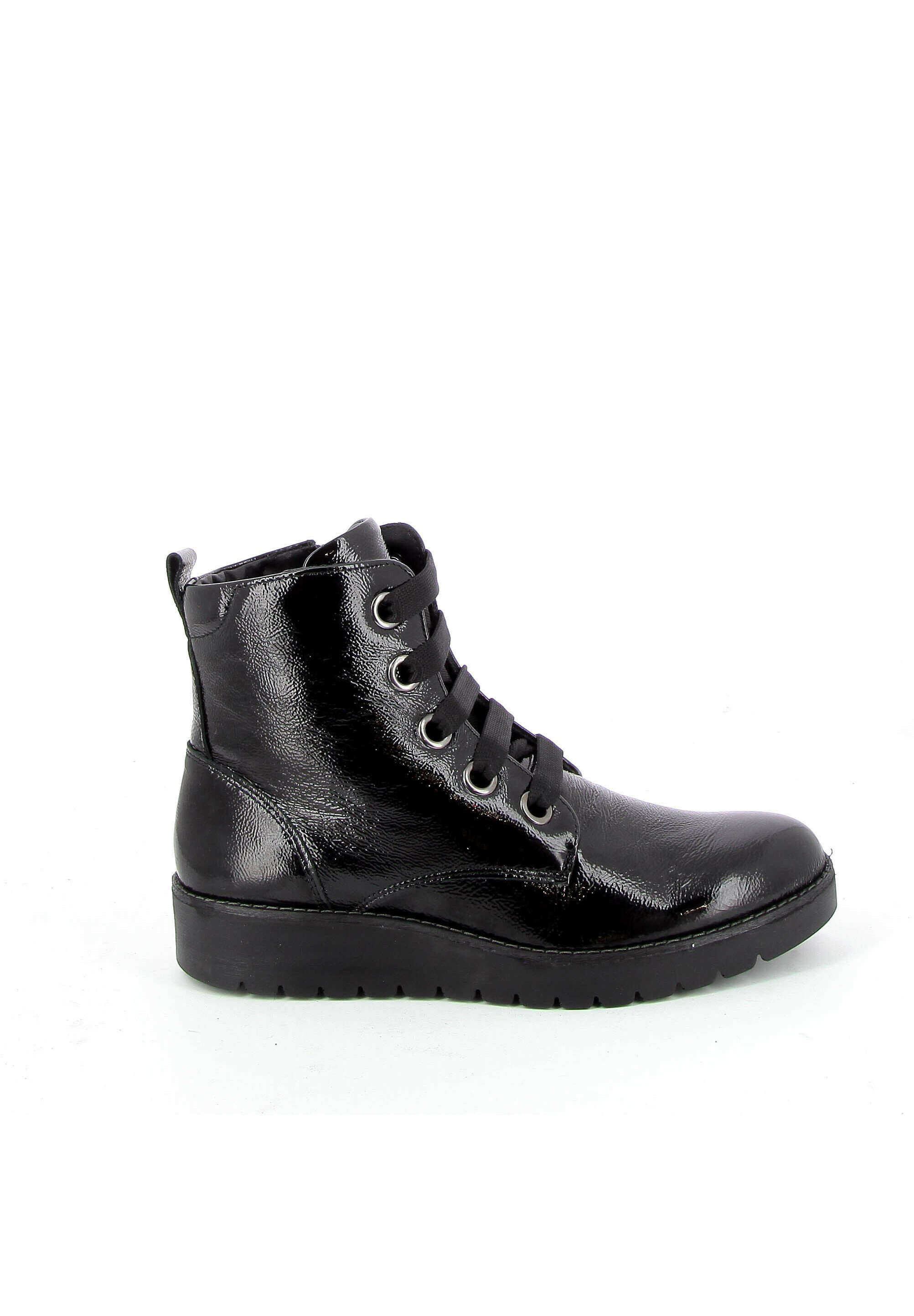Hush Puppies ANKLE BOOTS IOLA - Enkellaarsjes met plateauzool - black/Zwart  - Zalando.nl
