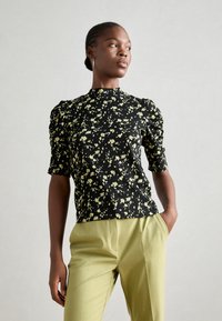 Lindex LORELAI - T-Shirt print - off black