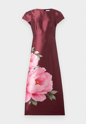VILA, VISHINA PUFF PRINTED ANKLE DRESS - Robe de cocktail - winetasting