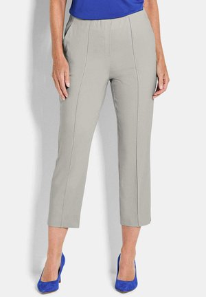7/8-BENGALIN BELLA MIT BIESEN - Pantalon classique - stone