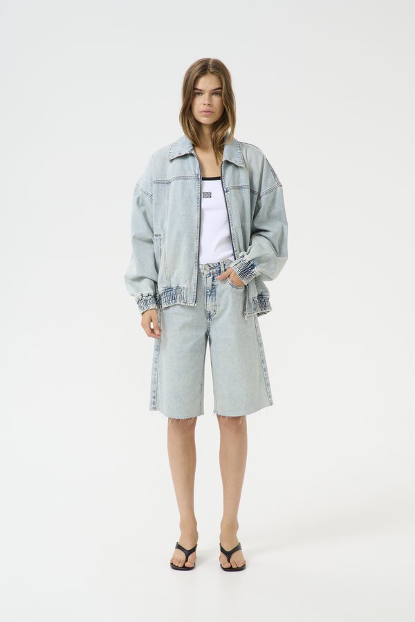 ASHER - Denim jacket - mid acid wash3