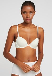 Calvin Klein Underwear - FLIRTY PLUNGE - Push-up krūšturis - ivory Miniatūras attēls 1