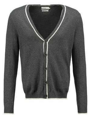 Neuletakki - mottled dark grey