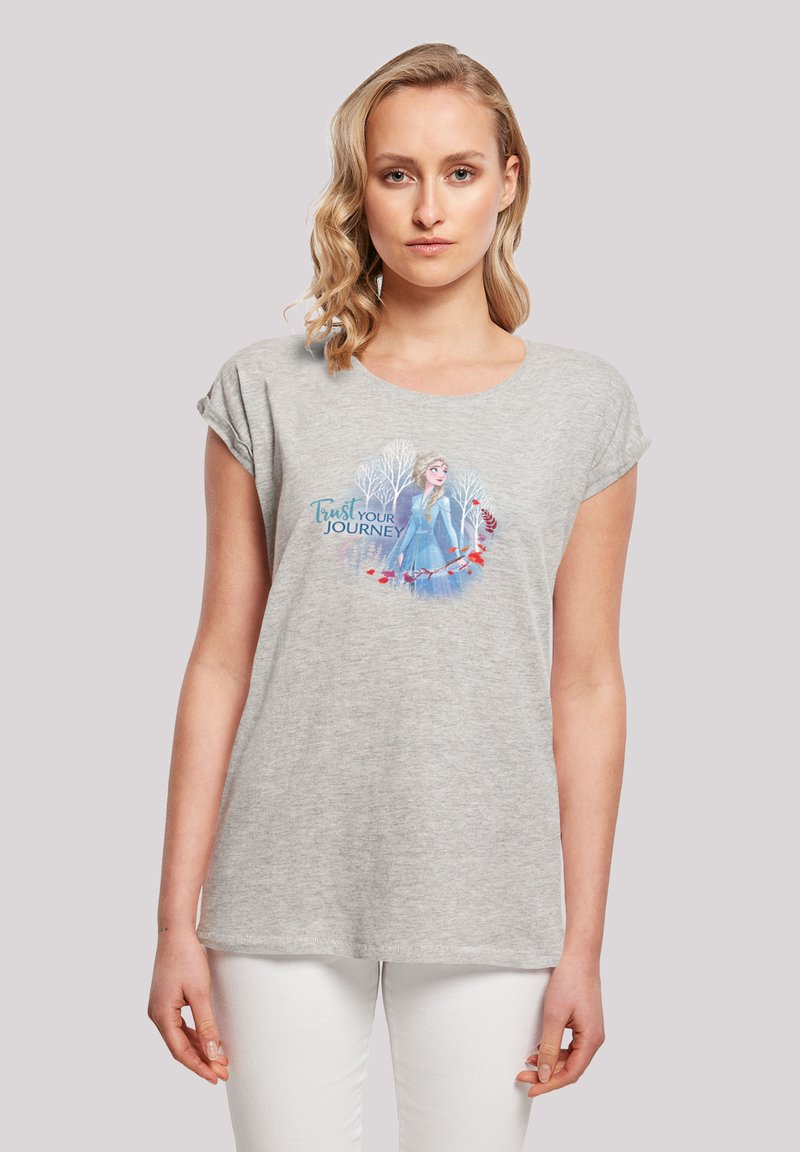 F4NT4STIC DISNEY FROZEN 2 TRUST YOUR JOURNEY - T-shirts print - heather grey