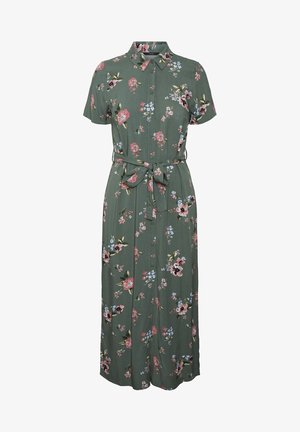 Vero Moda VMSIMPLY - Skjortekjole - laurel wreath
